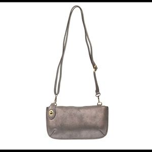 NWT Susan Joy Lustre Lux Crossbody Wristlet Clutch